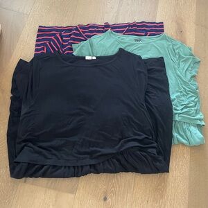 Maternity, postpartum, and nursing friendly dresses- lot of 3